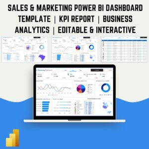 Sales & Marketing Power BI Dashboard Template